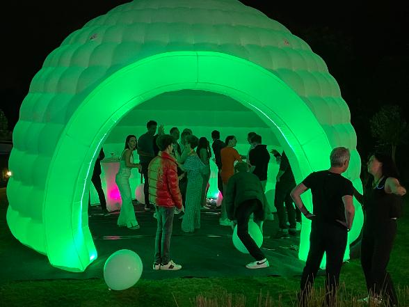 LED inflatable igloo hire in london